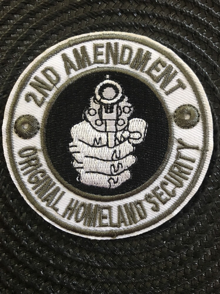 2nd Amendment GUN RIGHTS 1789  embroidered iron on Vest Patch  3" X 3"
