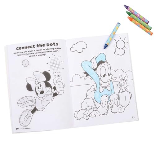 Disney Mickey Mouse: Easter Egg Hunt! (Color & Activity with Crayons)