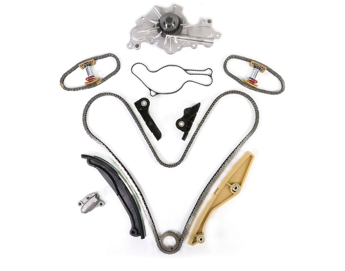 Engine Timing Chain Kit Water Pump Fit for Ford Flex Taurus Edge/Explorer/Pol...