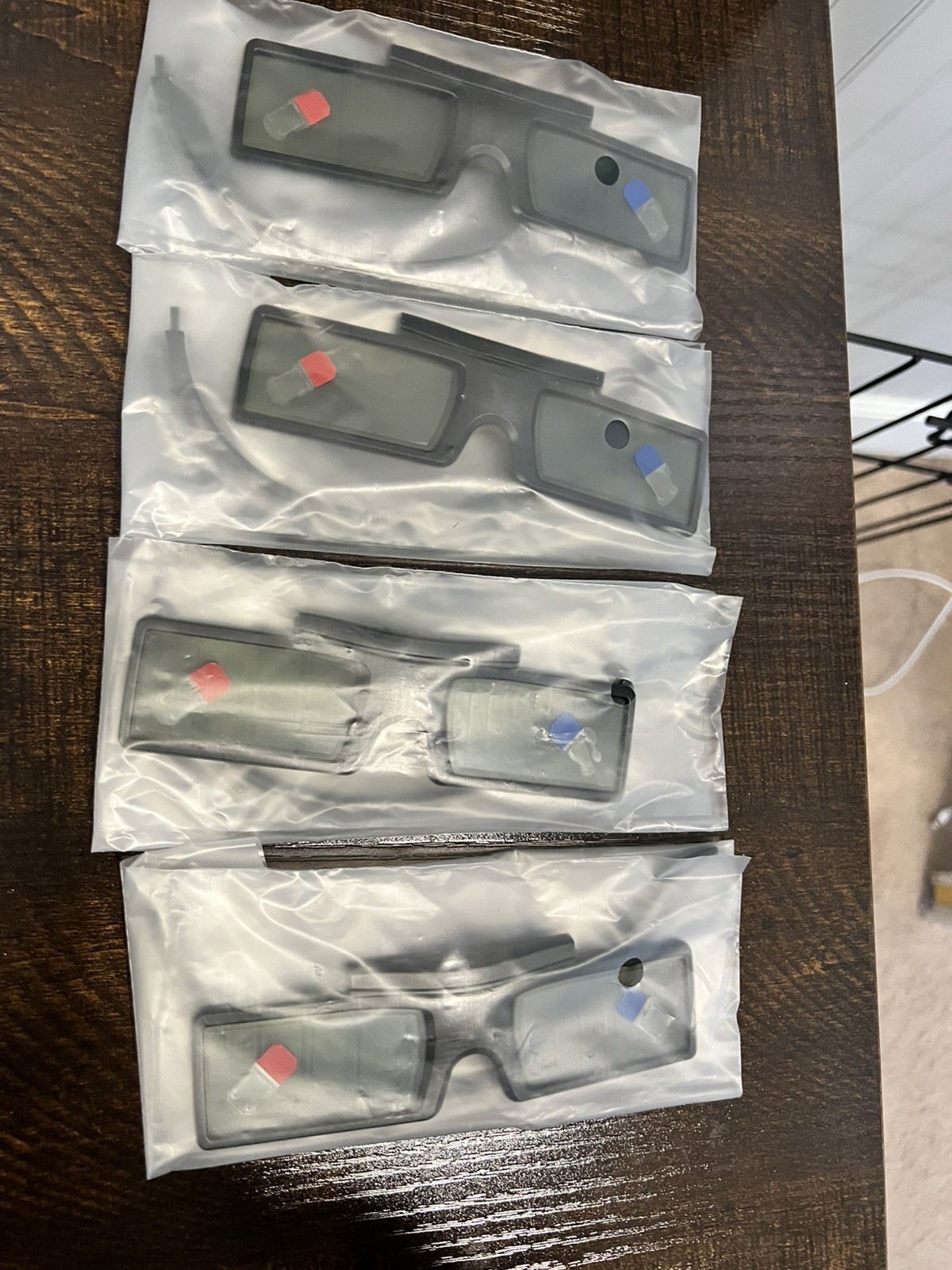 Lot of (4) Samsung 3D Active Glasses SSG-4100GB TV Glasses