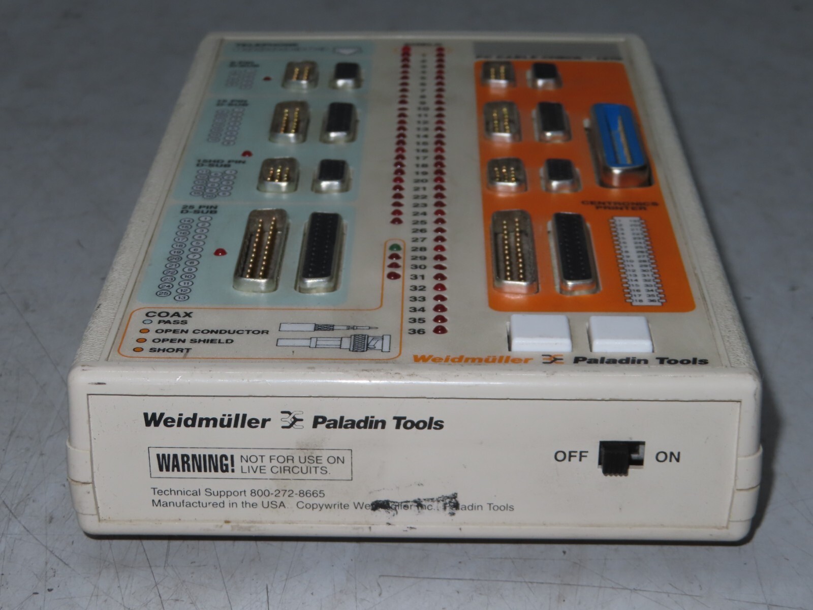 Weidmuller Paladin Tools Universal PC Cable Check 1570