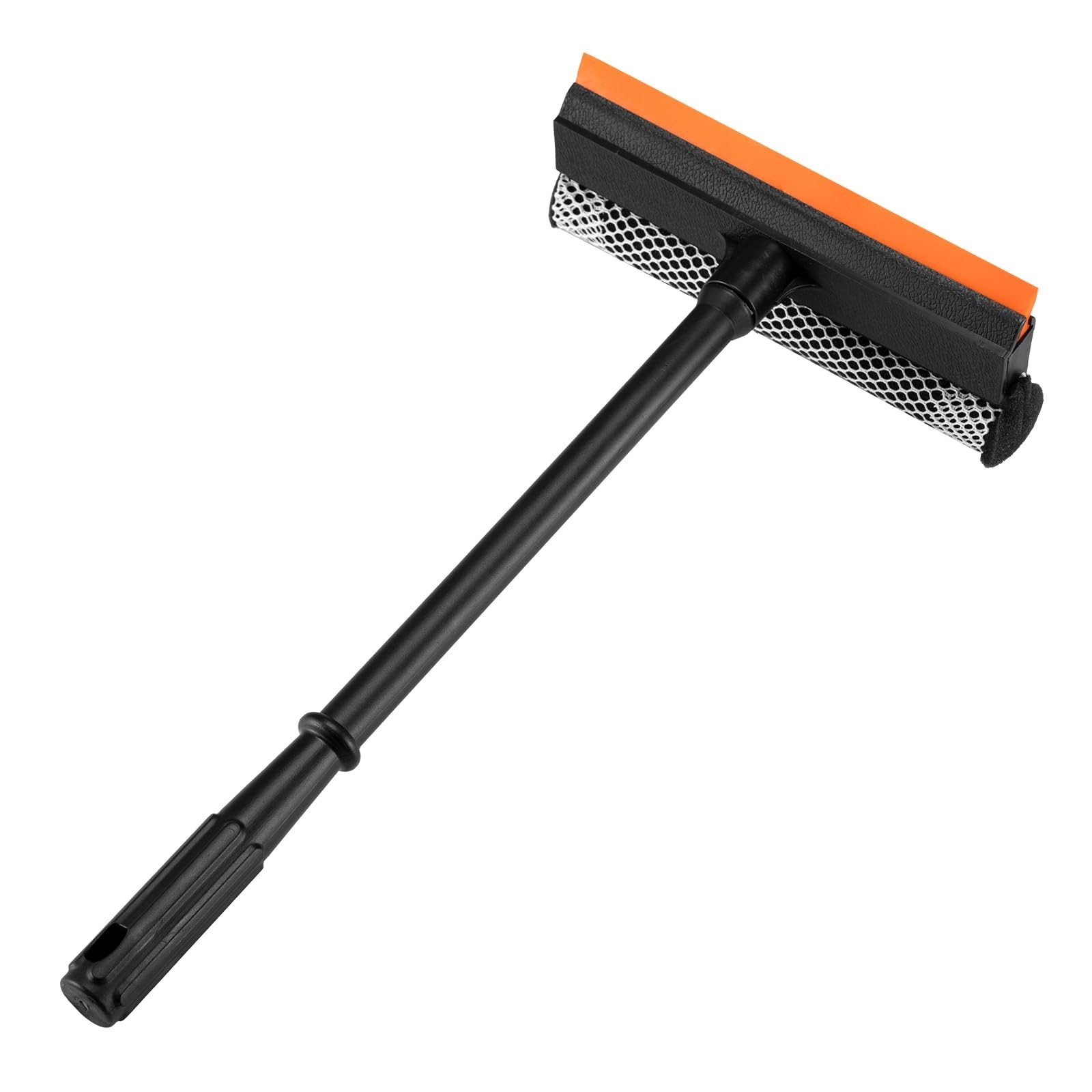 2 in1 Window Squeegee for Car, Window Cleaner with 16inch Long Handle,Sponge ...
