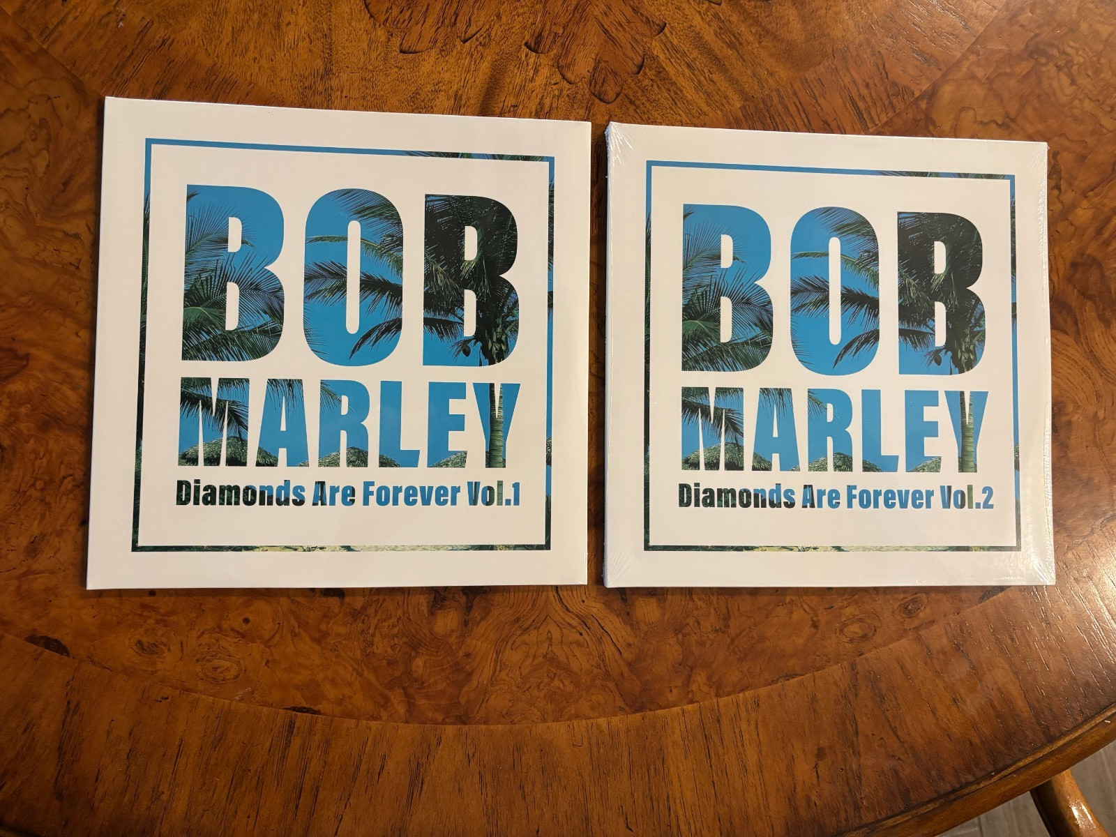 Lot of 2 BOB MARLEY "Diamonds Are Foever" Vol 1 & 2 Double Lp's Sealed New (40)