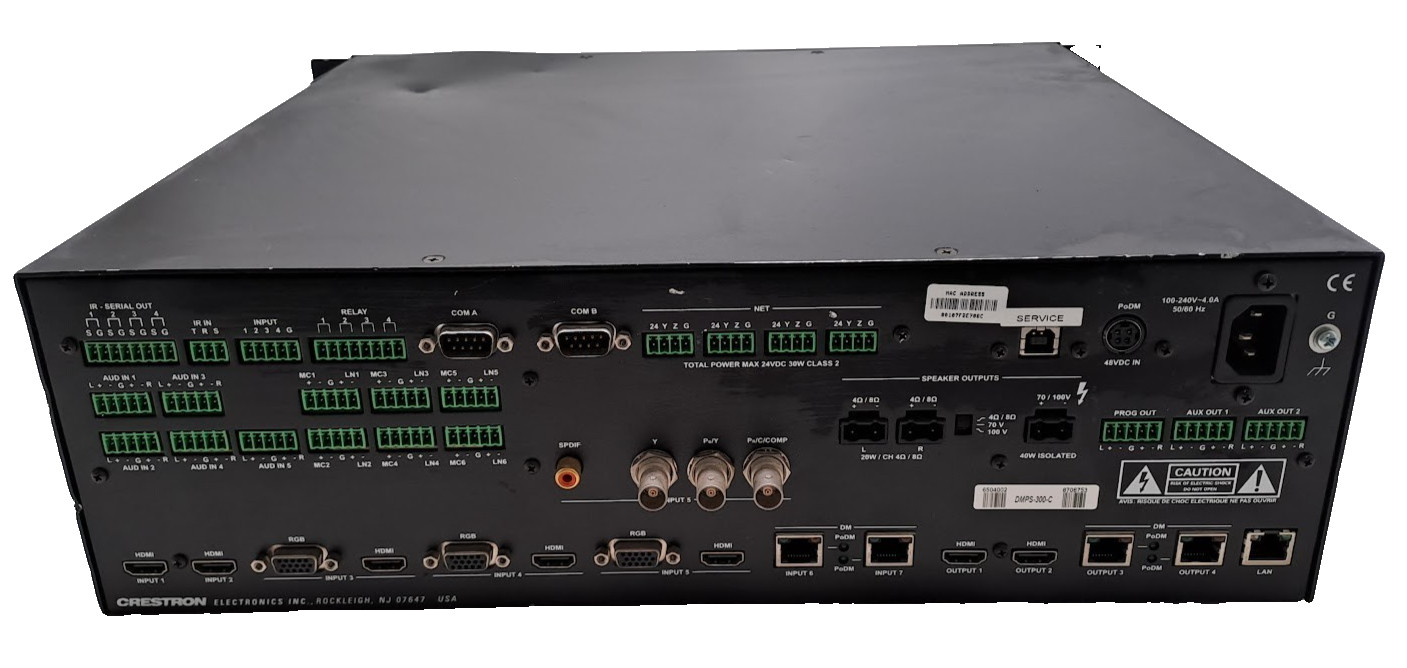 Crestron DMPS-300-C Digital Media Presentation System HDMI