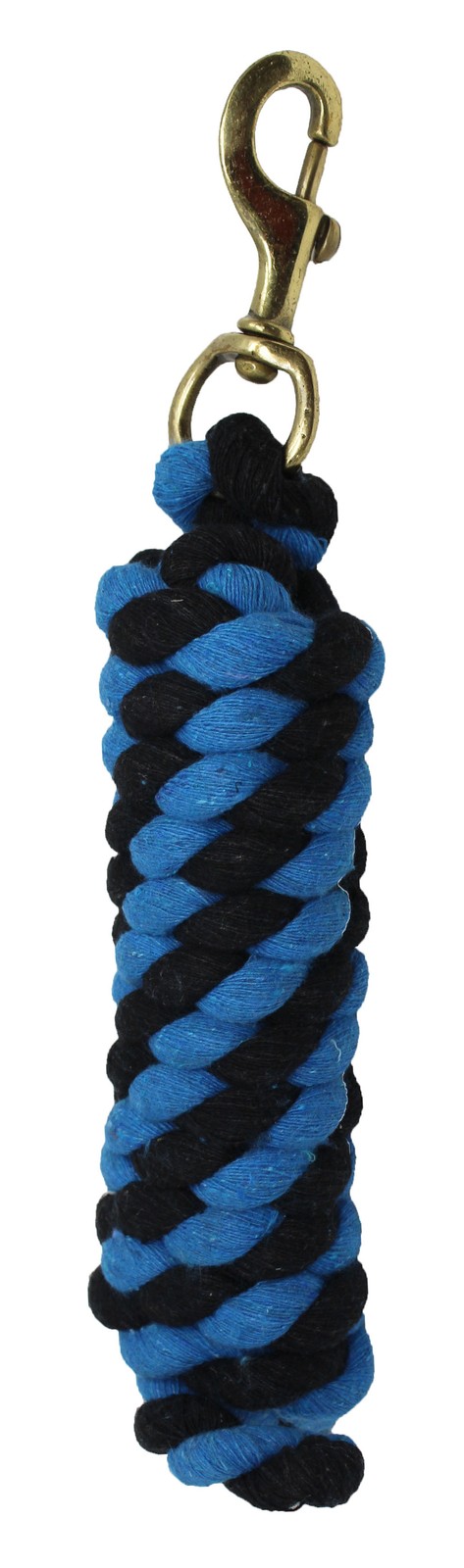 10 ft Horse Halter Cotton Lead Rope Heavy Duty 3/4 Diameter Brass Snap 60518