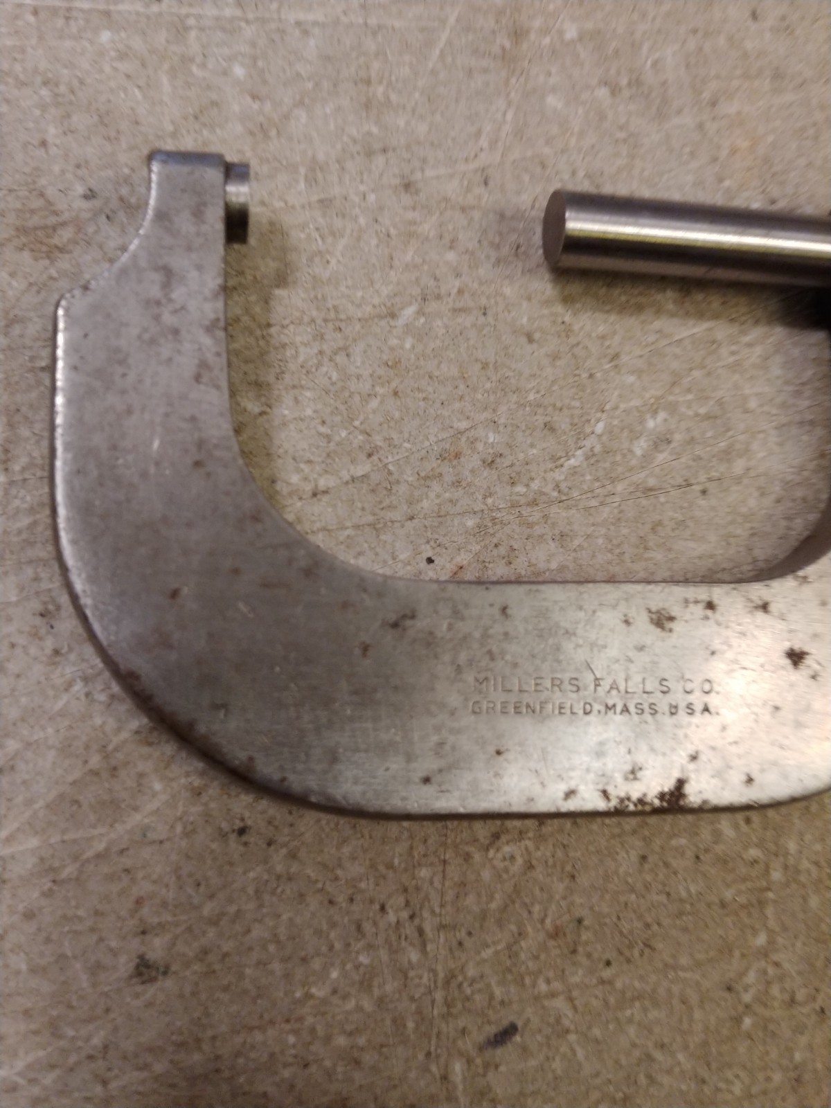 MILLERS FALLS MICROMETER 1 - 2 INCH