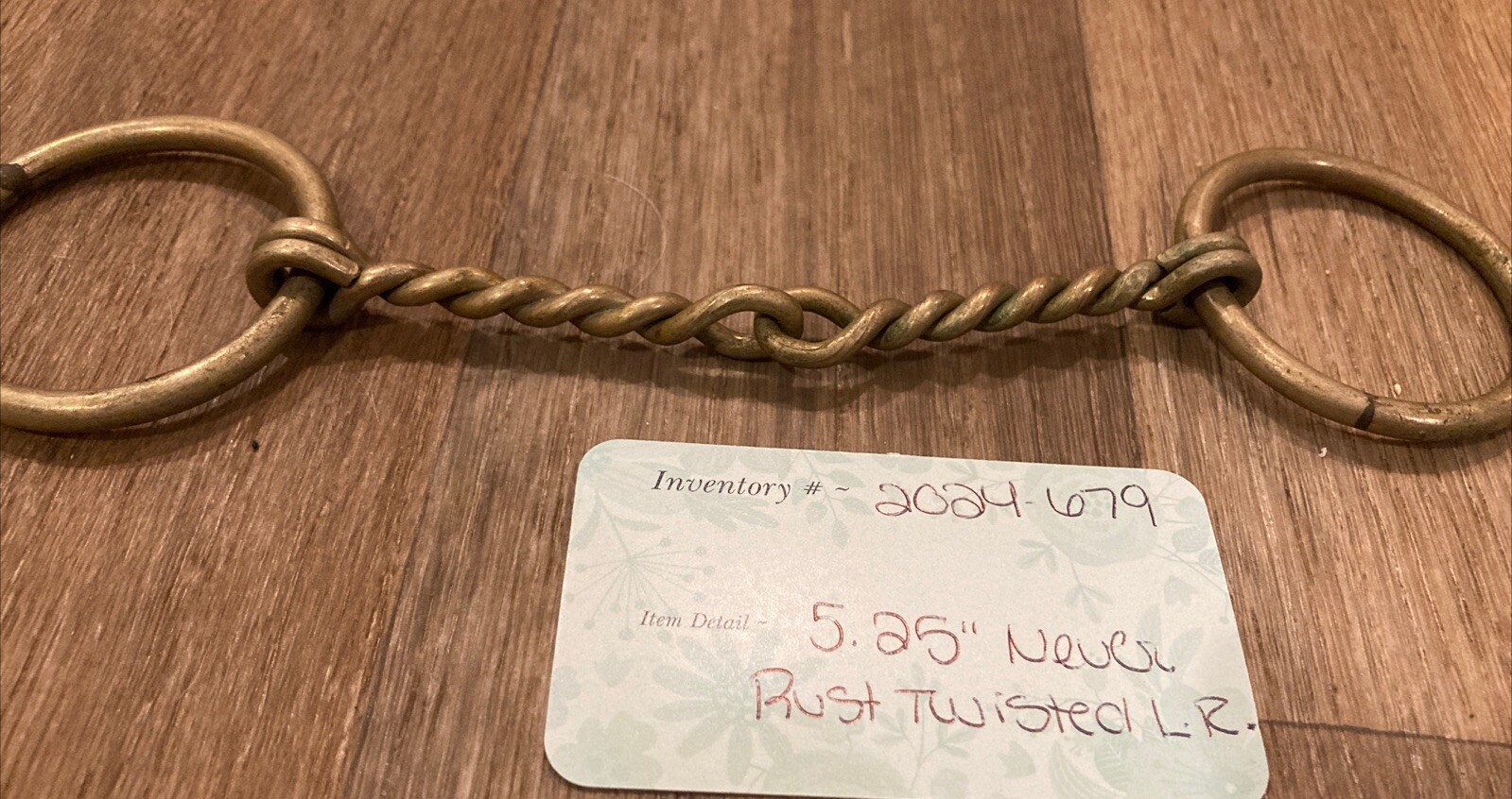 5.25” Never Rust Loose Ring Twisted Single Joint Bit