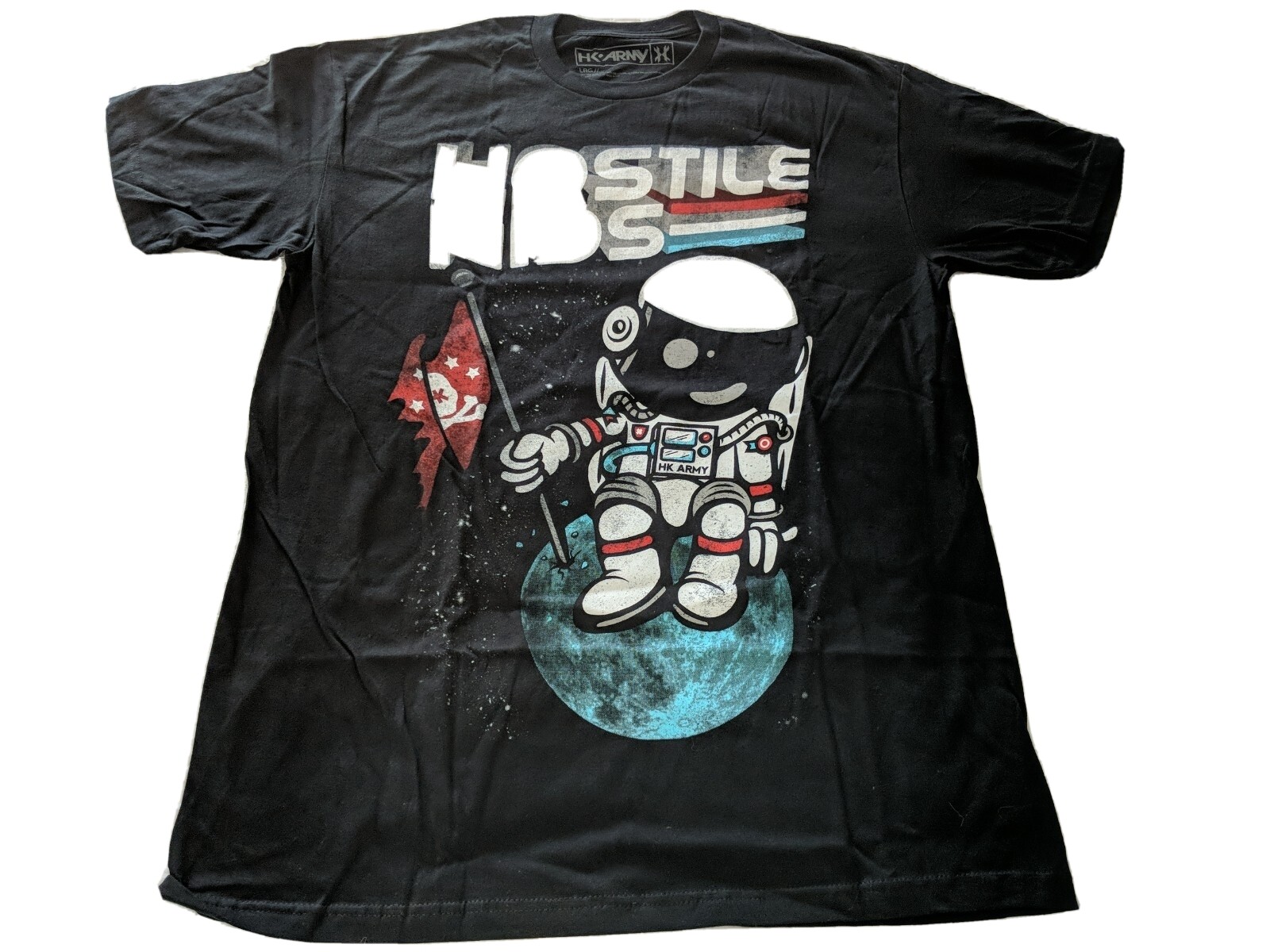 HK ARMY T Shirt "Space Kid" Hostile KIDS New SZ L Ships Free