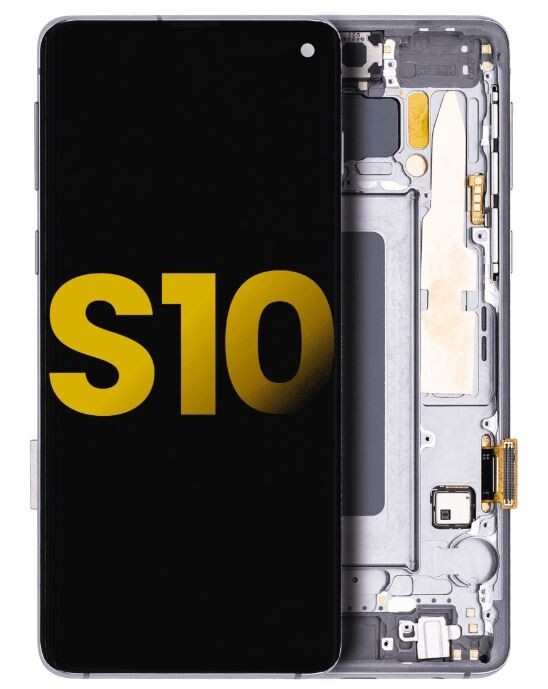 Original Samsung Galaxy S10 Display LCD Touchscreen Digitizer with Black Frame