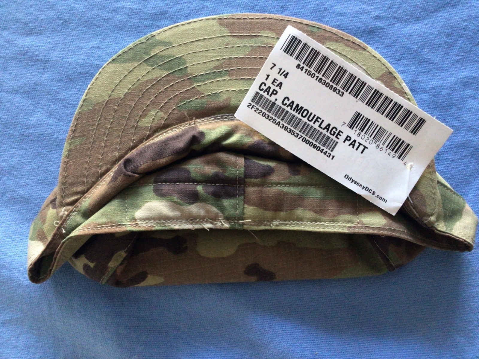 (NWT) US Military Issue Multicam OCP Camouflage Patrol Cap Hat Size 7  1/4