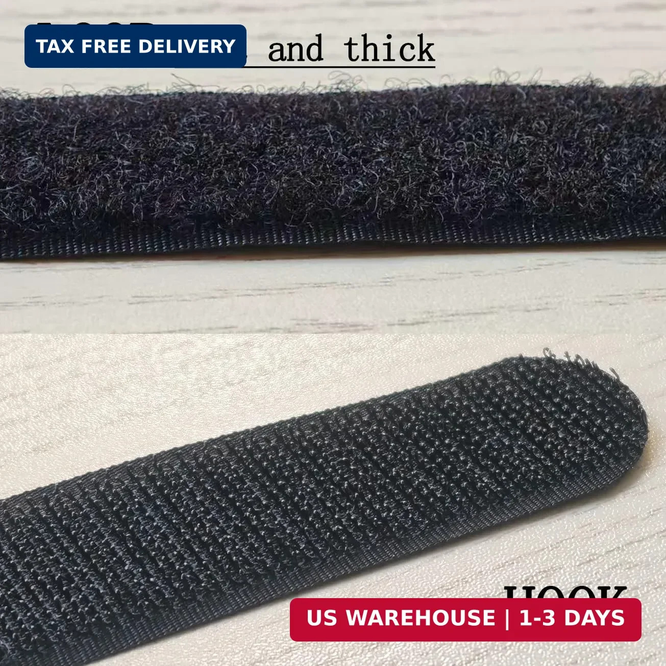 12 inch Reusable Fastening Cable Straps - Hook and Loop Fixing Straps - 12 Pack