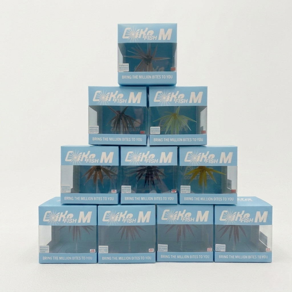 HIDEUP COIKE FISH M ELASTOMER 17mm Size Please Choose a Color FAST SHIP 1 Day