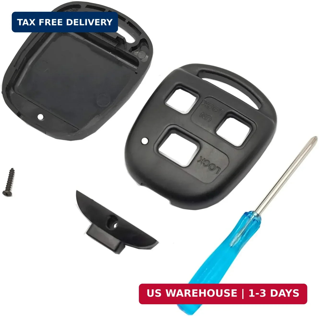 Upgraded Replacement Key Fob Keyless Entry Remote Shell Case fit for Lexus GS300