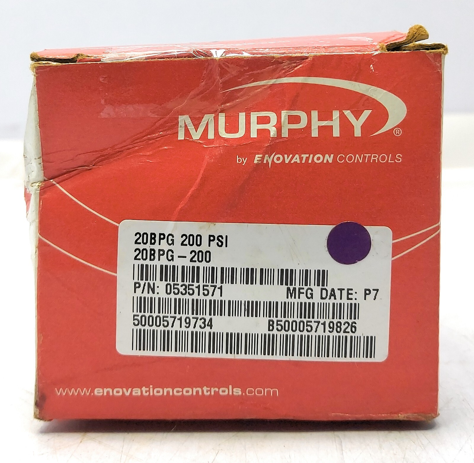 Murphy 20 BPG-200 05351571 Pressure Analog Meter