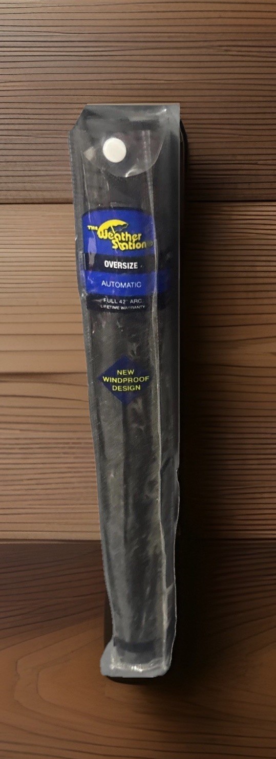 Automatic Black Umbrella-Oversized & Windproof-42” Dome-Lifetime Warranty