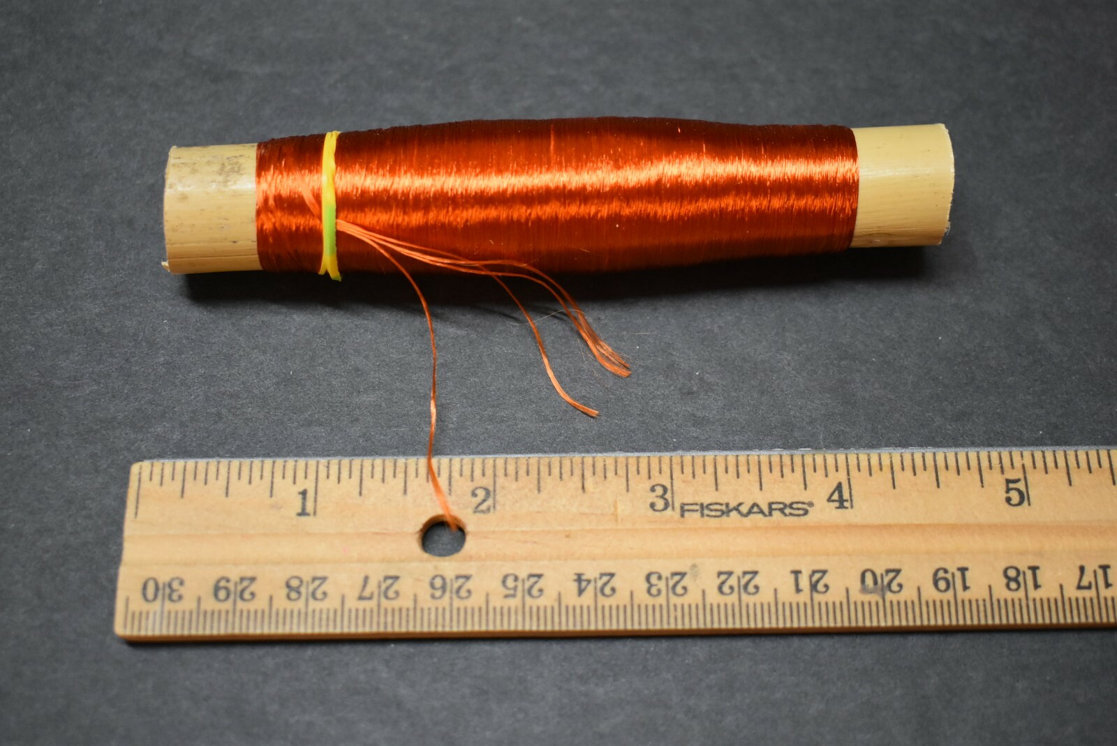 Gorgeous Moroccan Bulk RUST  Silk Floss Spool (50+ Yards) for Fly Tying