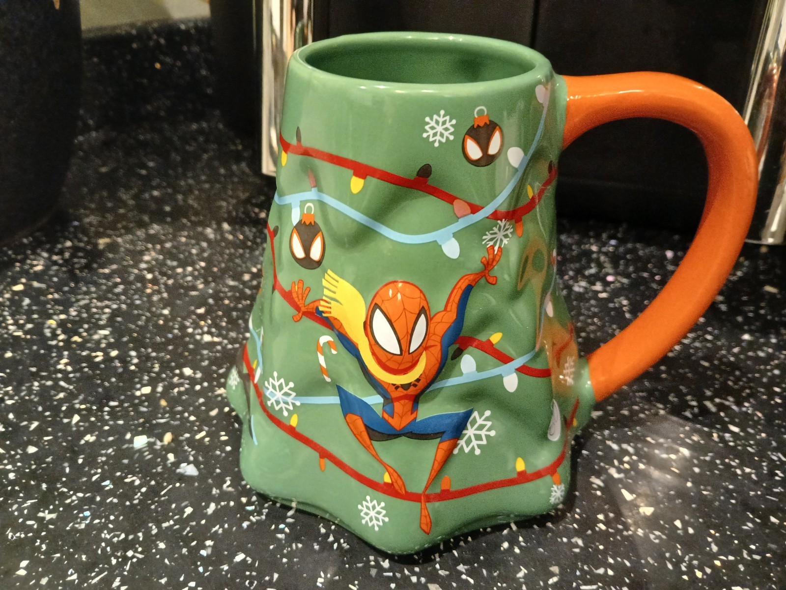 MARVEL SPIDERMAN CHRISTMAS TREE MUG