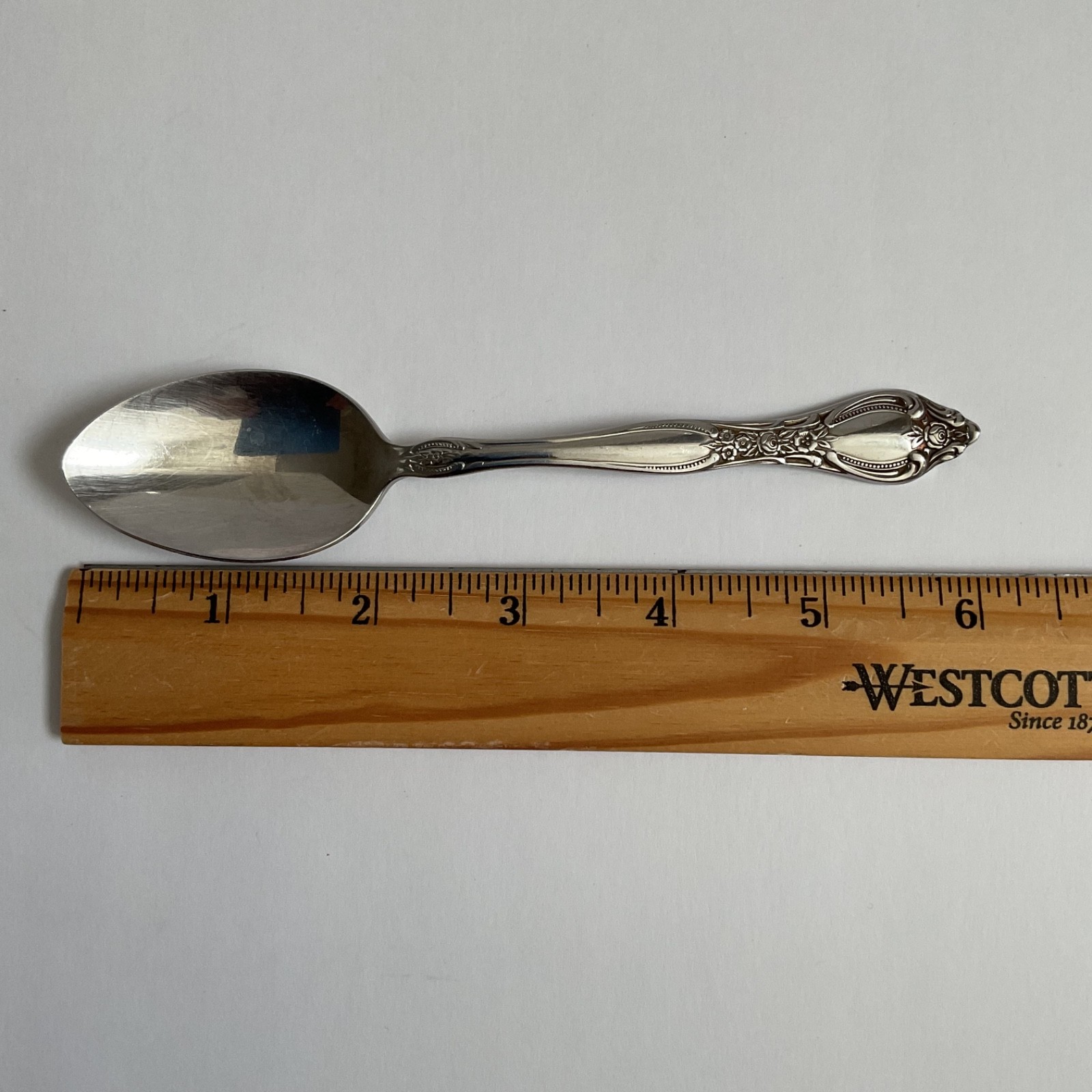 Oneida West Bend AFFECTION Pattern Stainless USA Flatware Teaspoons Set Of 5
