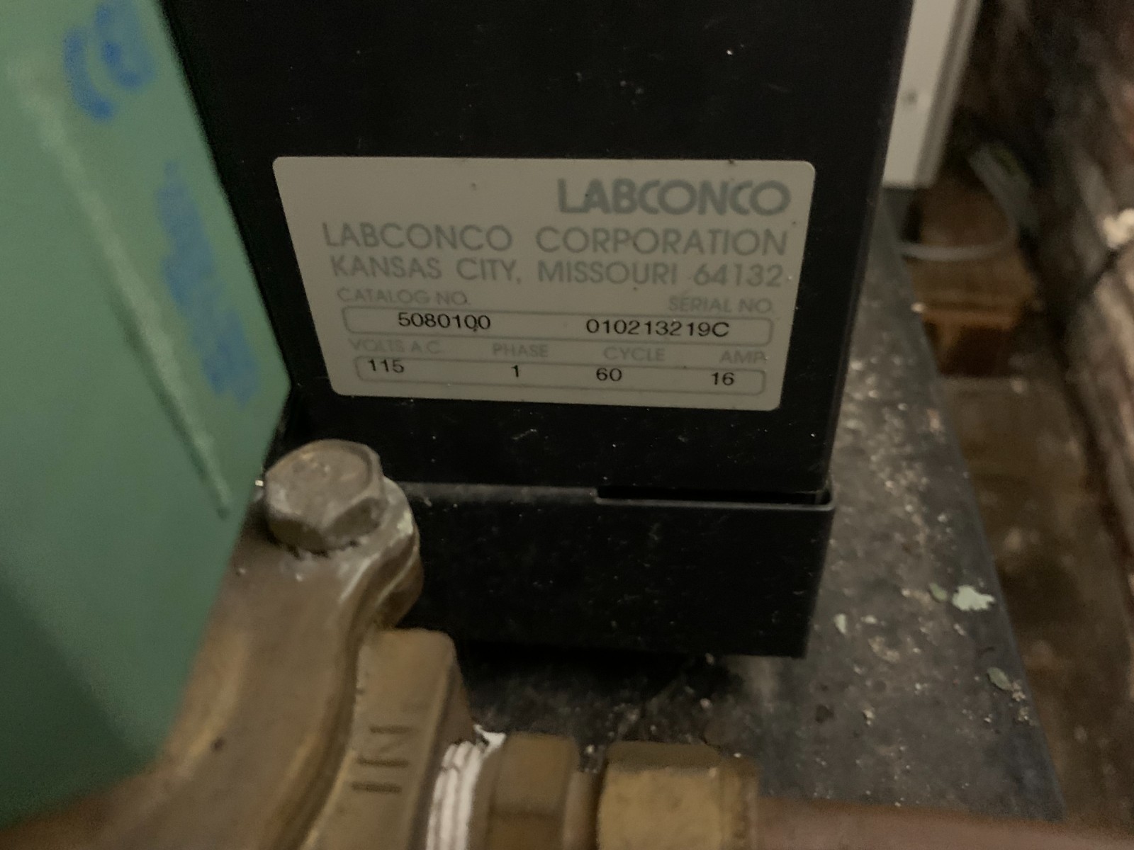 Labconco Controlled Atmosphere Glove Box Model 5080100