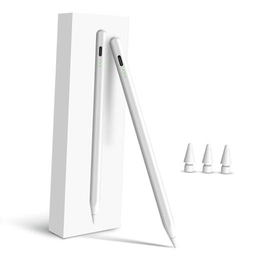 Pencil for Apple iPad 2026-2018, Fast Charge Stylus Pen for iPad | Fits White