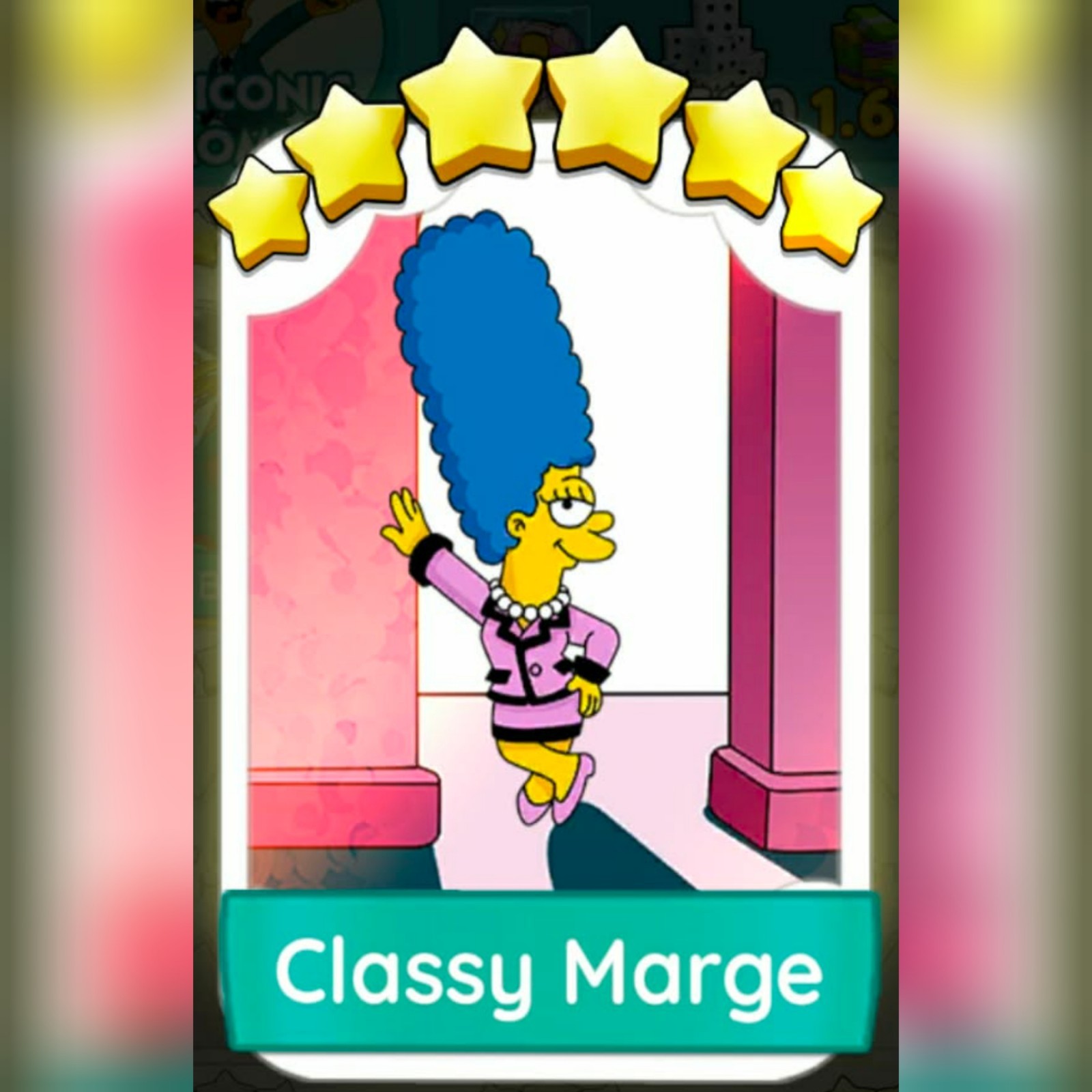 1x Classy Marge ⭐⭐⭐⭐⭐⭐ Set 21 :- Mono_Poly_Go Stickers :- Best Service