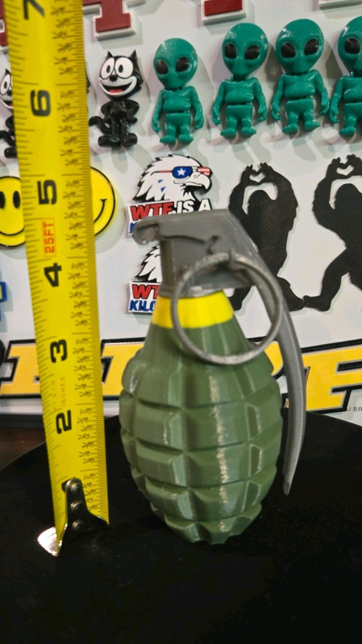 Military Grenade Replica Model