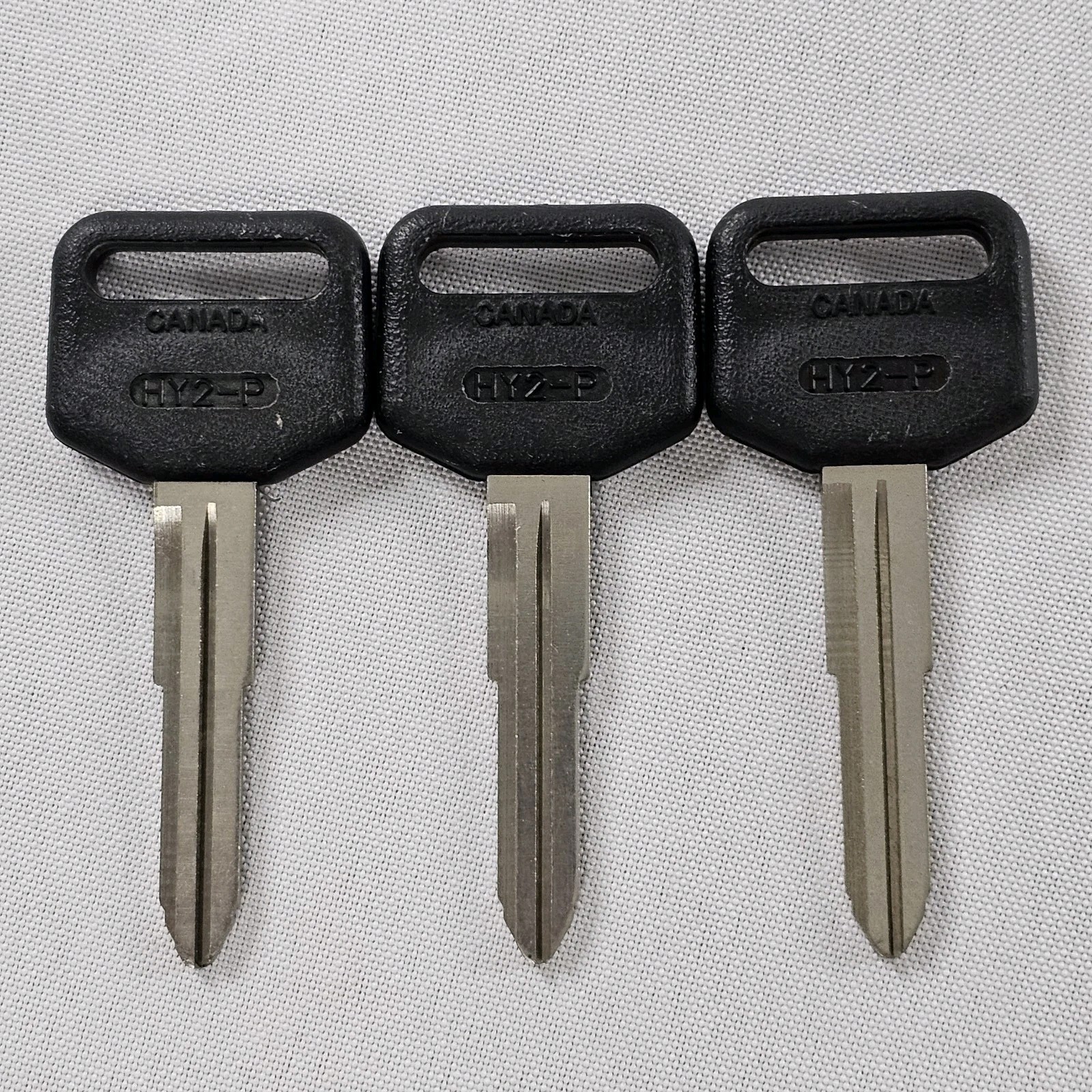 3× Ilco HY2-P Key Blanks Mitsubishi Precis Raider Hyundai Excel
