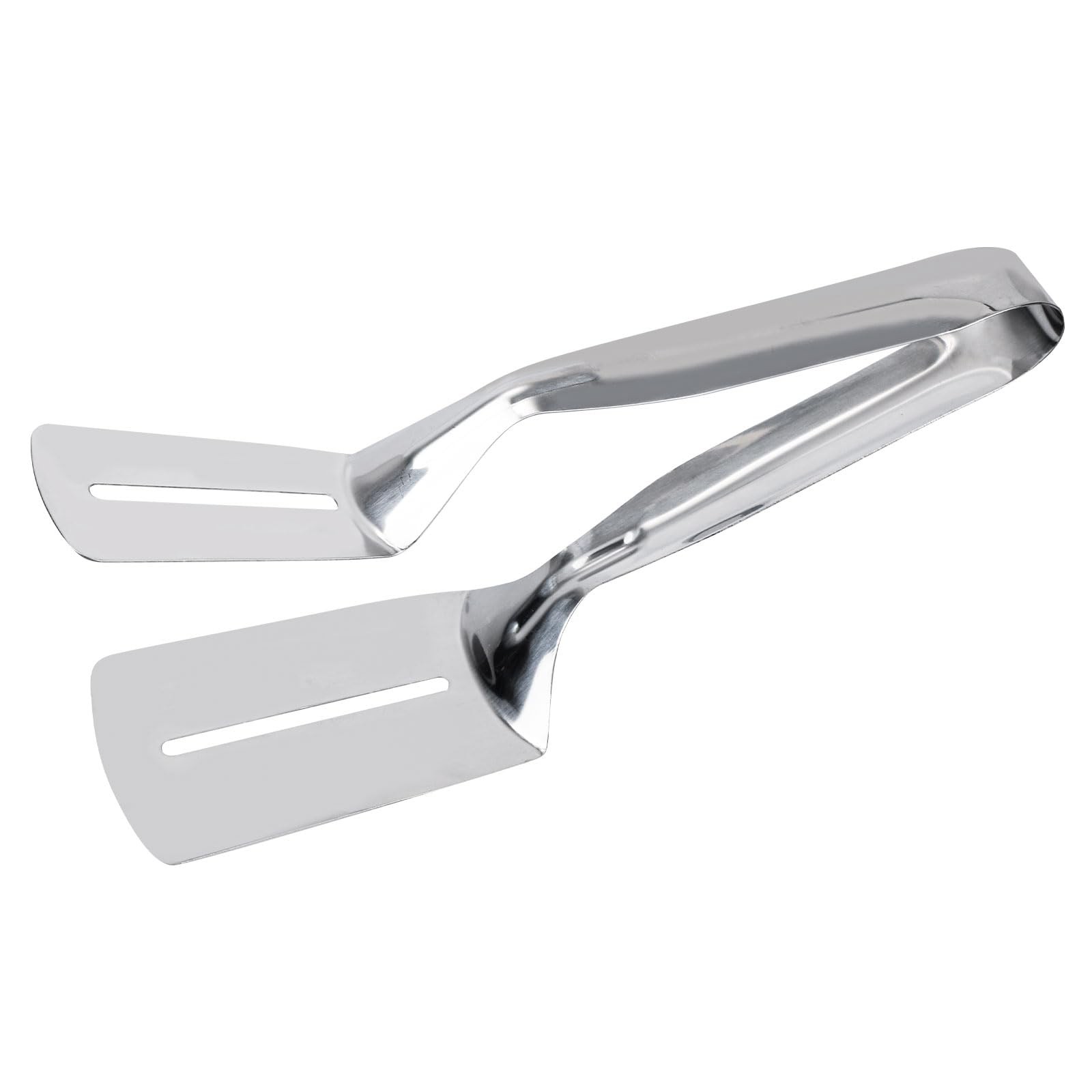 Pinzas para espátula de acero inoxidable de doble cara, accesorio de cocina