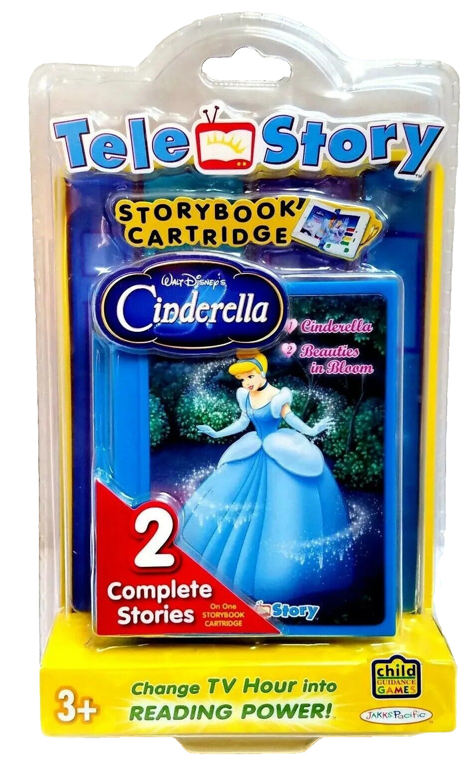 TELESTORY Cinderella STORYBOOK CARTRIDGE Walt Disney 2 Complete Stories - NEW