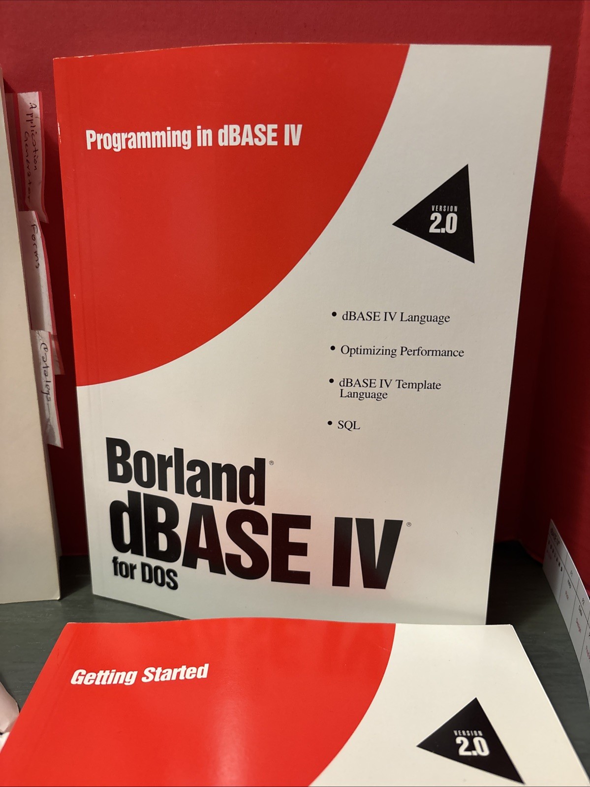 Borland ® dBase IV Version 2.0 Database - 1993 DOS For IBM PCs -