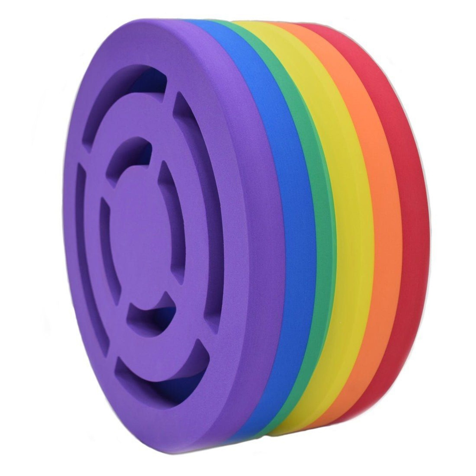 15 inch rainbow bodywheel yoga wheel