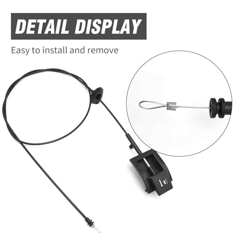 912-042 Hood Release Cable Pull Handle, Replacement for Ford Bronco F Series