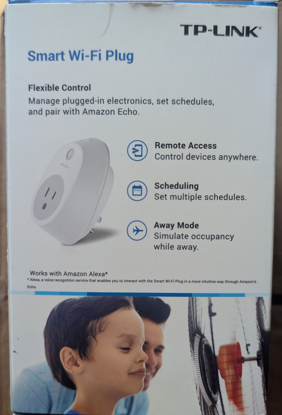 TP-Link HS100 Wi-Fi Smart Plug Kasa, Alexa, Google - Open Box