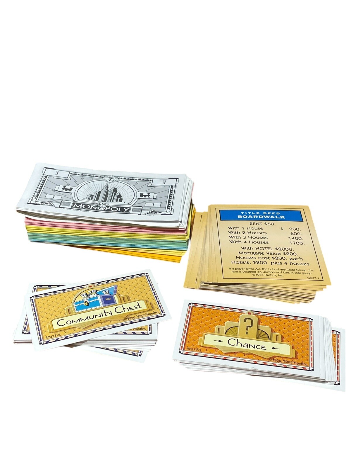 Property Money Chance Community Replacement  MONOPOLY 70th Anniversary Edition