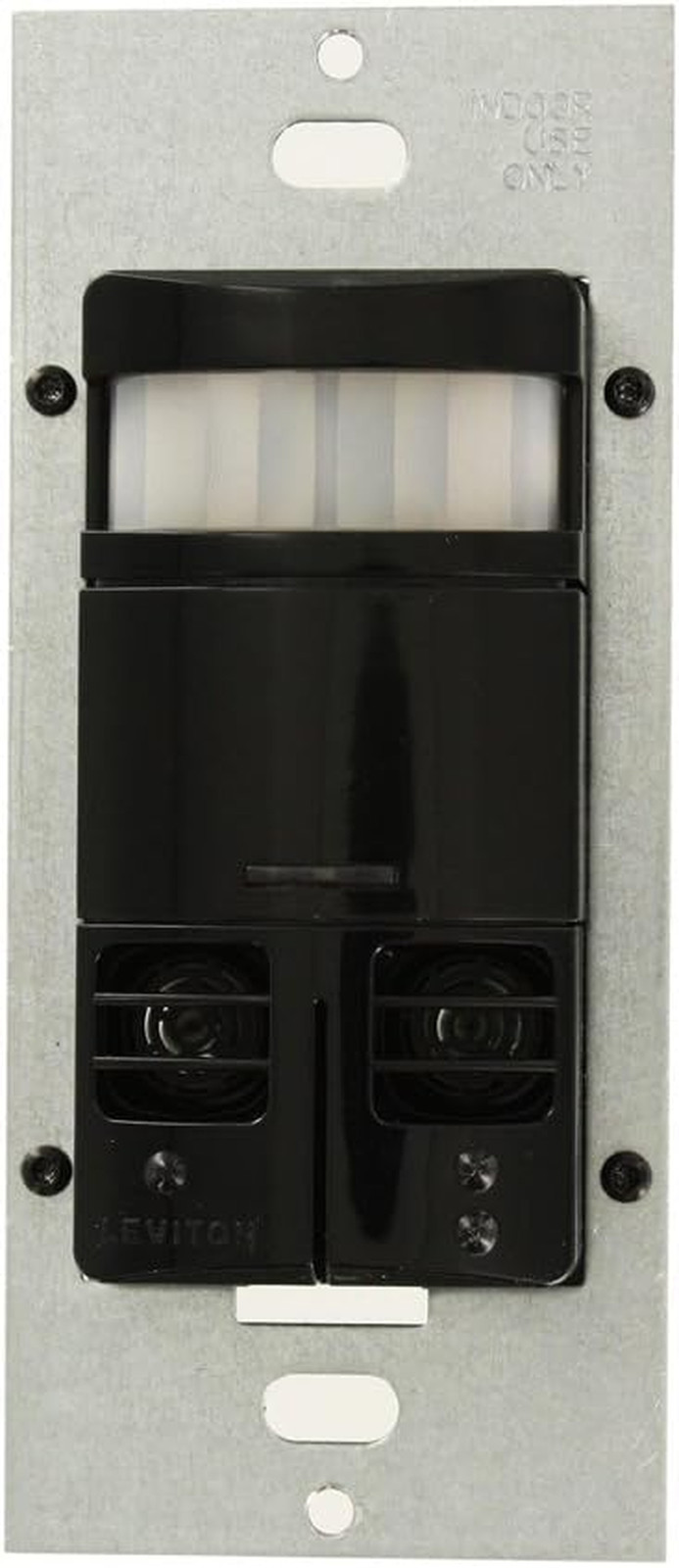 Smart Multi-Technology PIR/Ultrasonic Wall Switch & Occupancy Sensor - Black