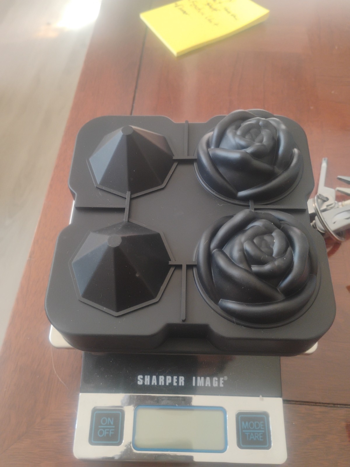 Sillicone Ice Cube Tray Rose and Diamond Shaped