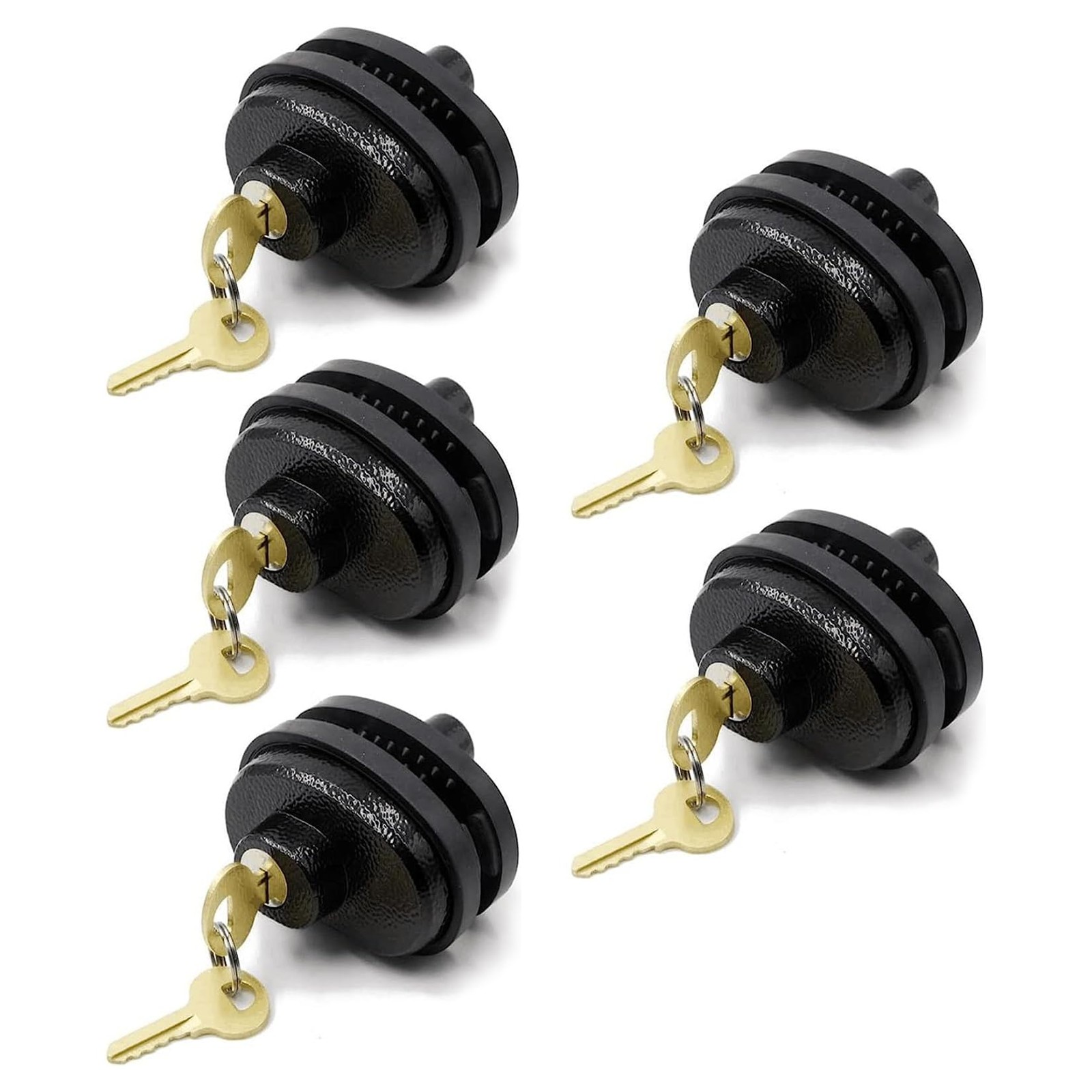 Keyed Alike Trigger Lock, Adjustable Gun Safety Lock with 2 Brass Spare Keys,...