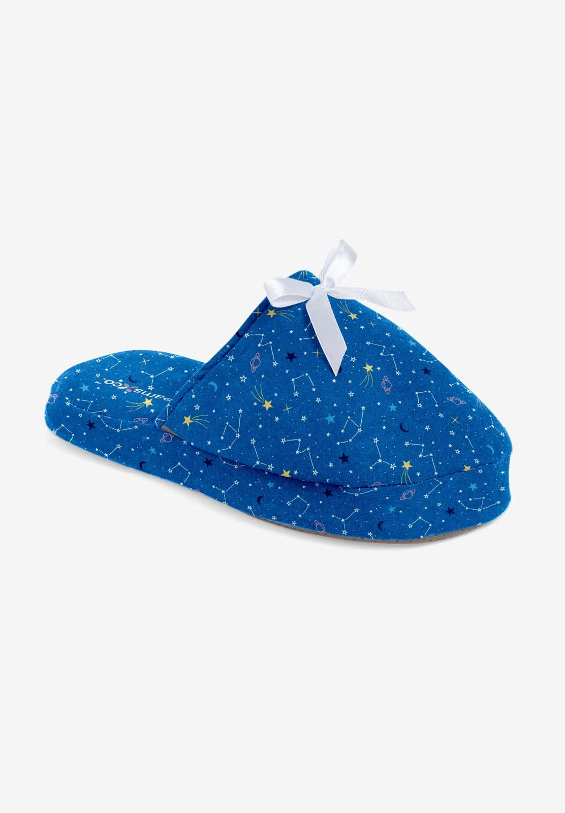 Dreams & Co. Plus Size Cotton Slipper