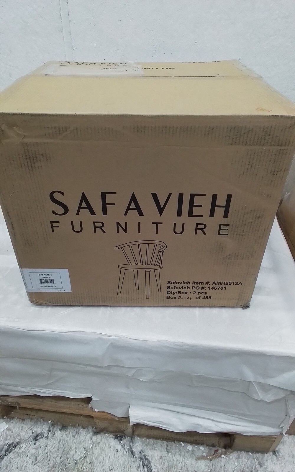 Safavieh BLANCHARD SIDE CHAIR, Reduced Price 2172757442 AMH8512A