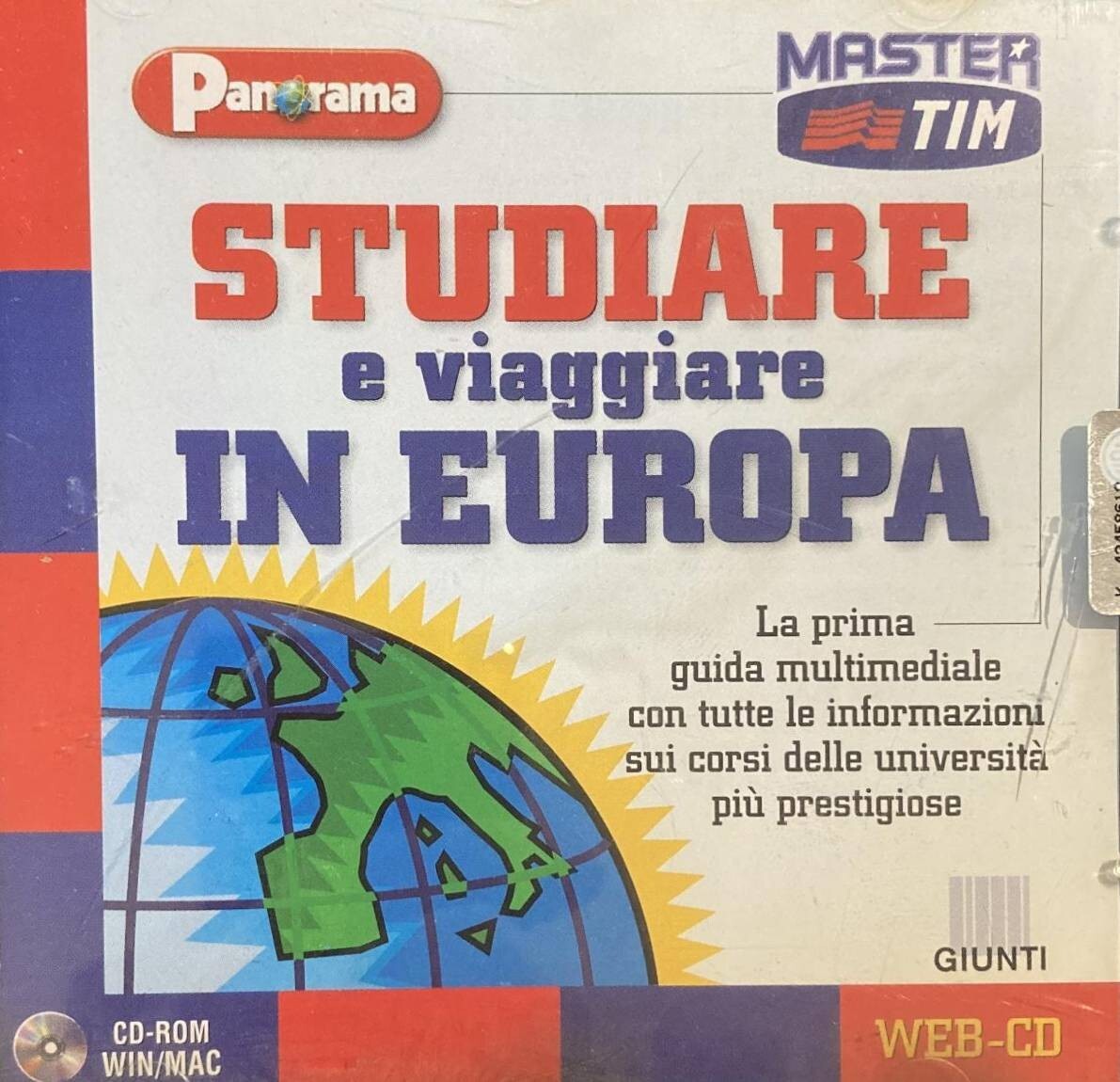 CD-ROM STUDY AND TRAVEL IN EUROPE - PANORAMA GIUNTI