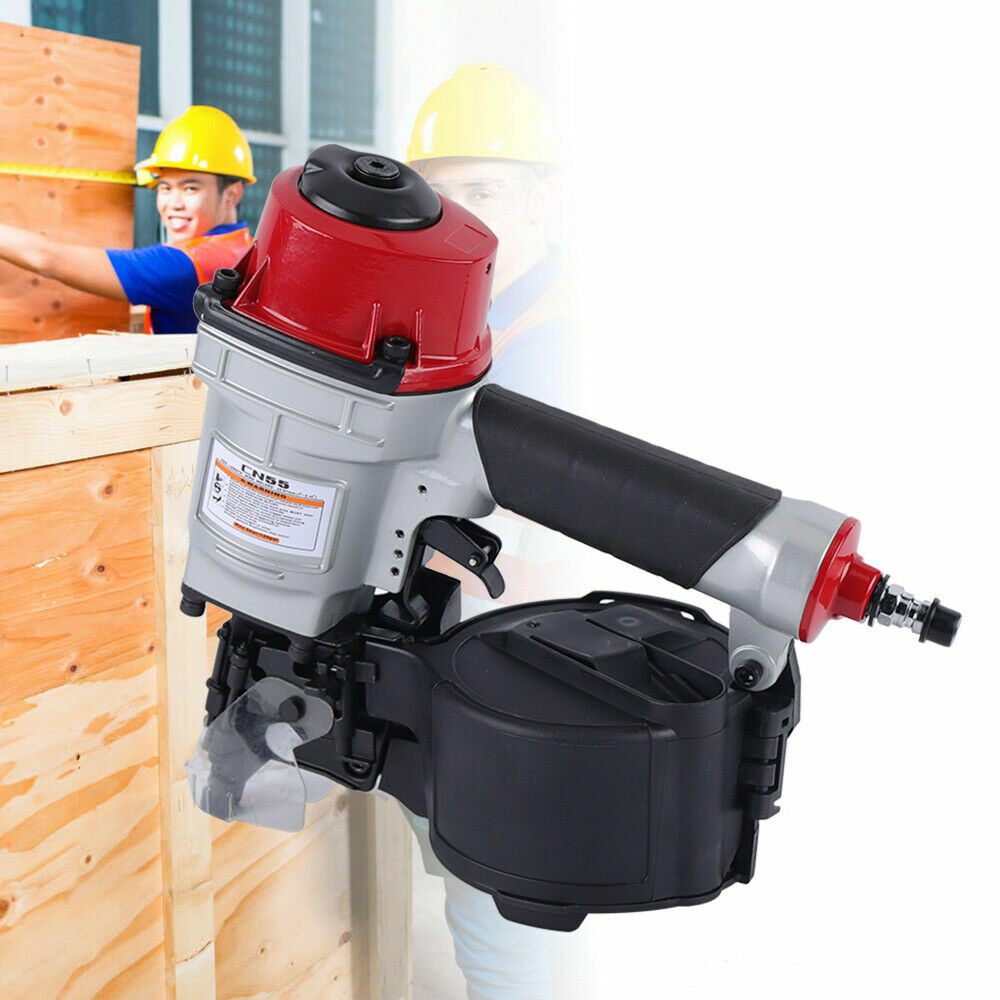 Air Nail Gun Air Nailer Coil Nailer Pneumatic for Wooden Furniture Fence Plywood