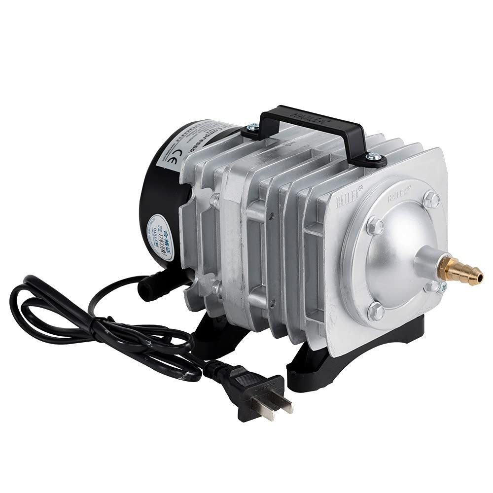 60W Air Compressor Electrical Magnetic Air Pump for CO2 Laser Engraving Cutti...