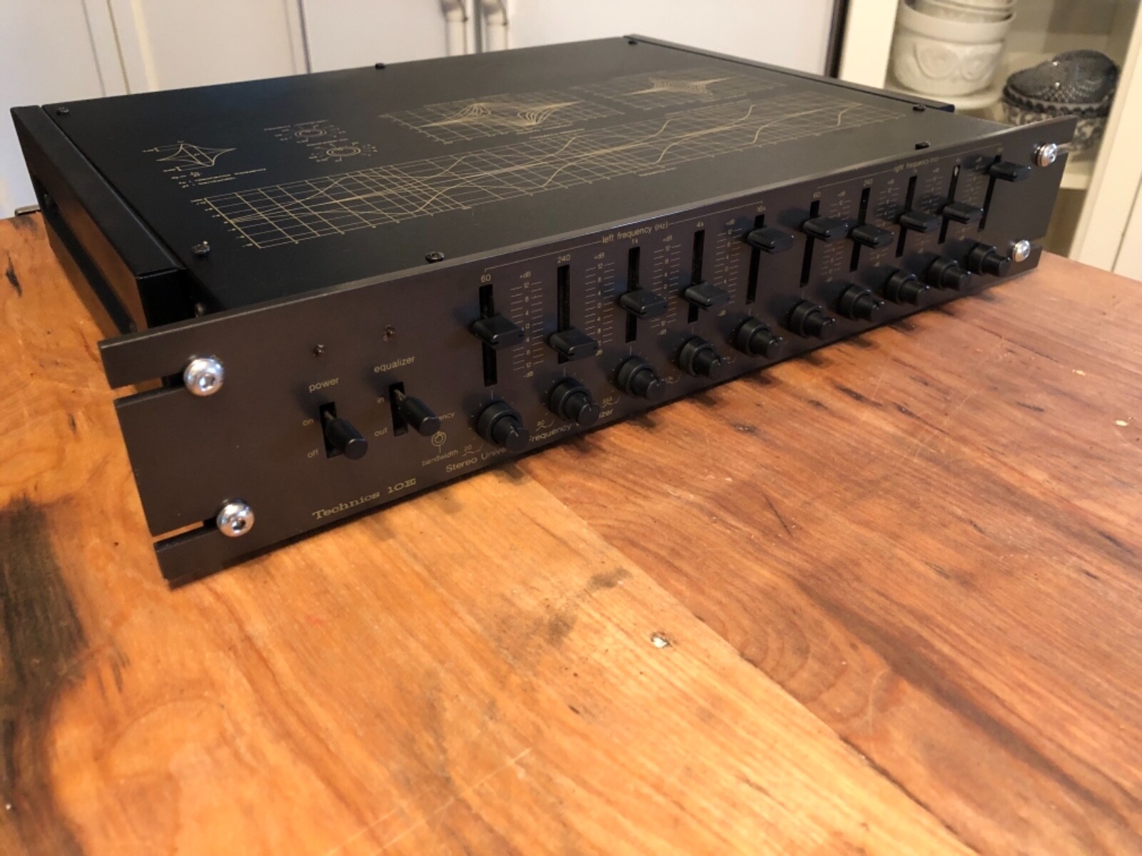 (PARTING OUT) TECHNICS 10E SH-9010 E ROUND KNOB FOR FREQUENCY EQUALIZER