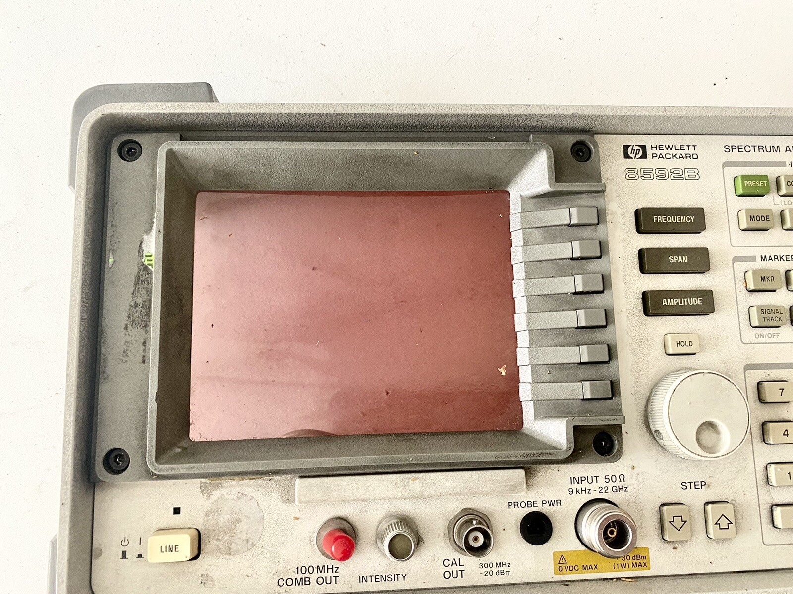 HP 8592B Spectrum Analyzer Front Panel Assembly – Genuine HP RF Replacement Part