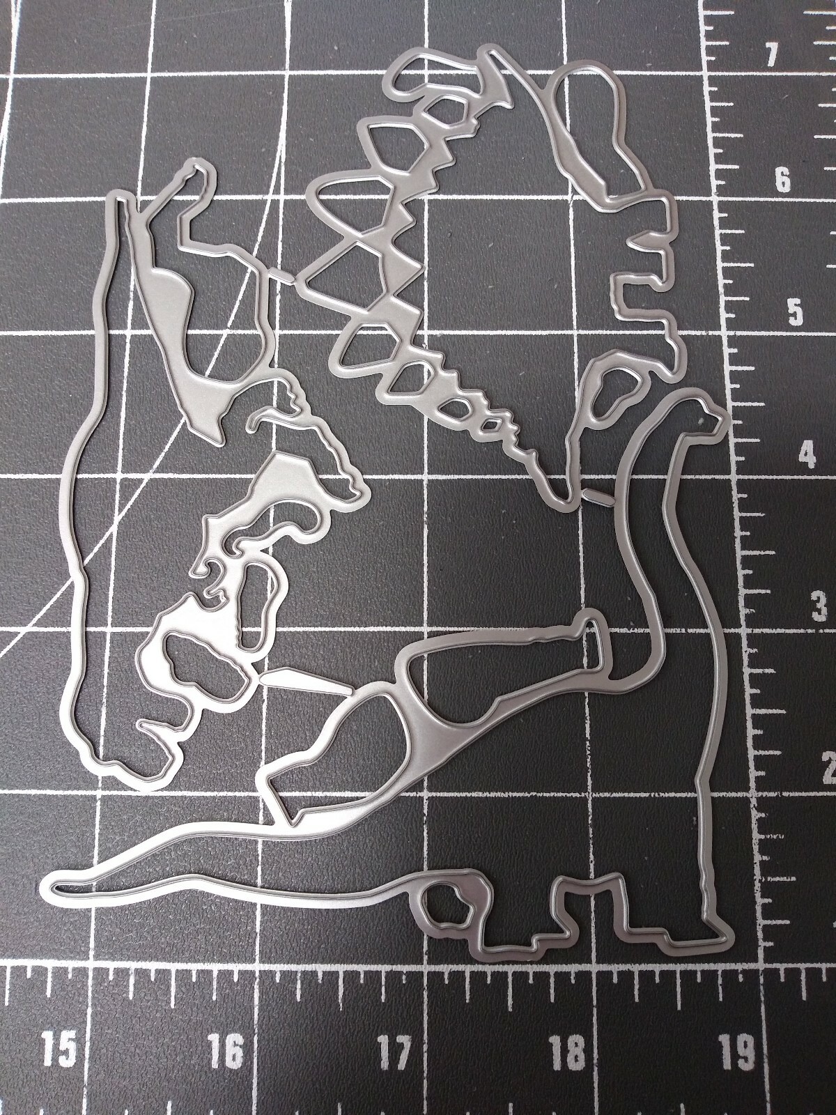 Universal Die Cut Tool Thin Metal Emboss Dinosaur Stegasaurus Brontosaurus T Rex