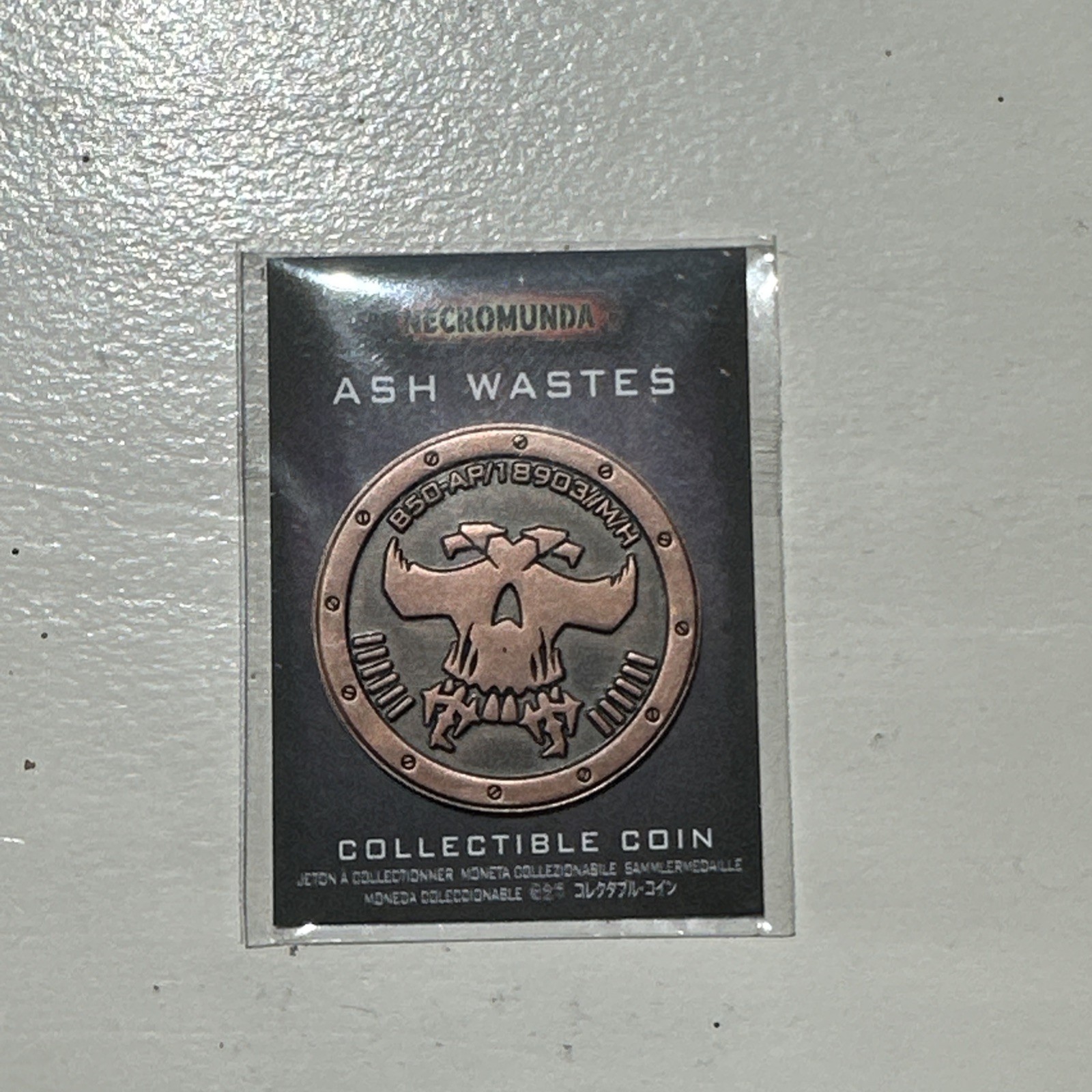 Ash Wastes Collectible Coin-Nomads-Orlock-Escher-Cawdor-Necromunda-Warhammer 40k