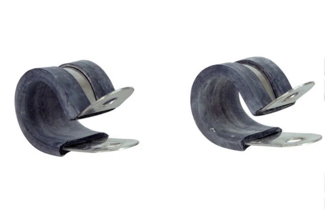 JANDD MOUNTAINEERING 9/16" STAINLESS STEEL Rubberized CLAMP