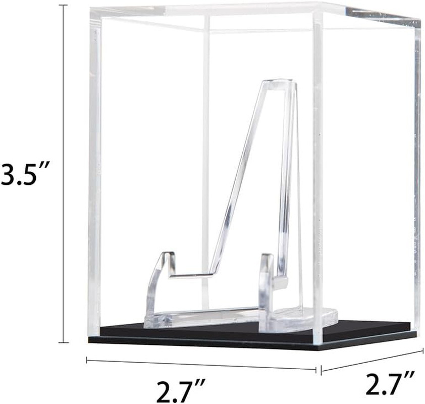 Pocket Watch Display Case Display Stand Cube Holder Clear Acrylic Box Protected