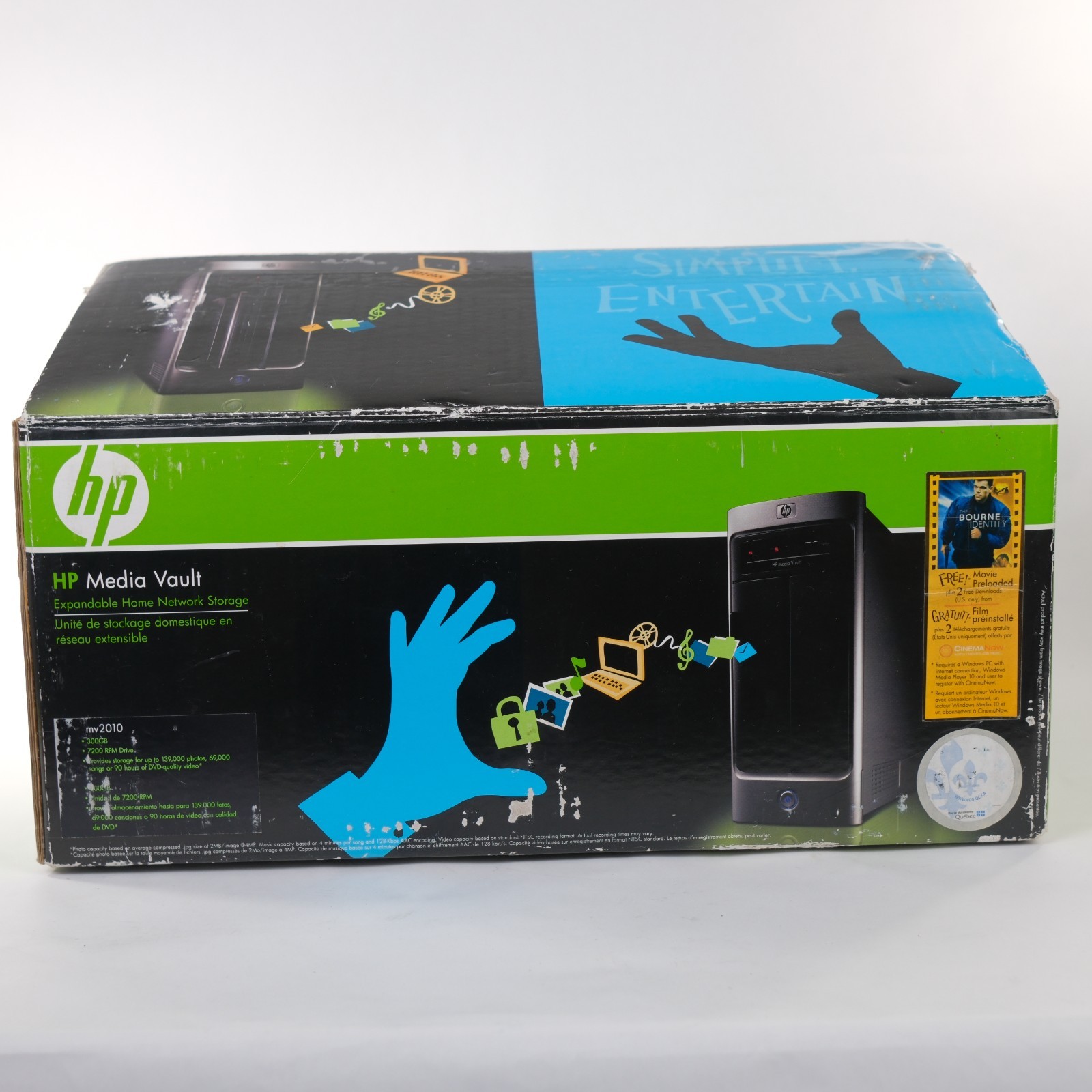 HP Media Vault MV2010 OPEN BOX NEW