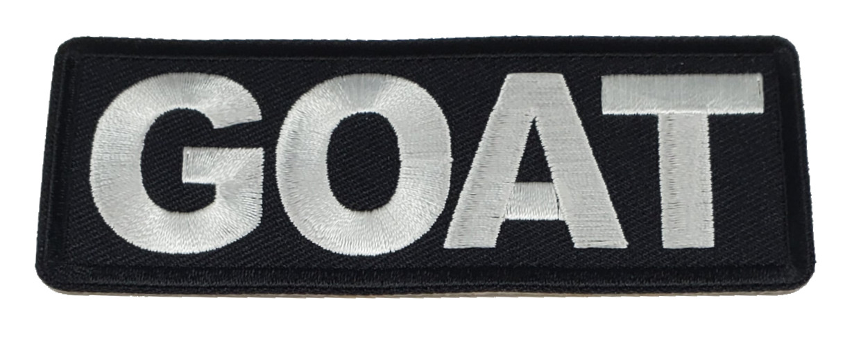 GOAT Greatest Of All Time Patch - Veteran Owned Business